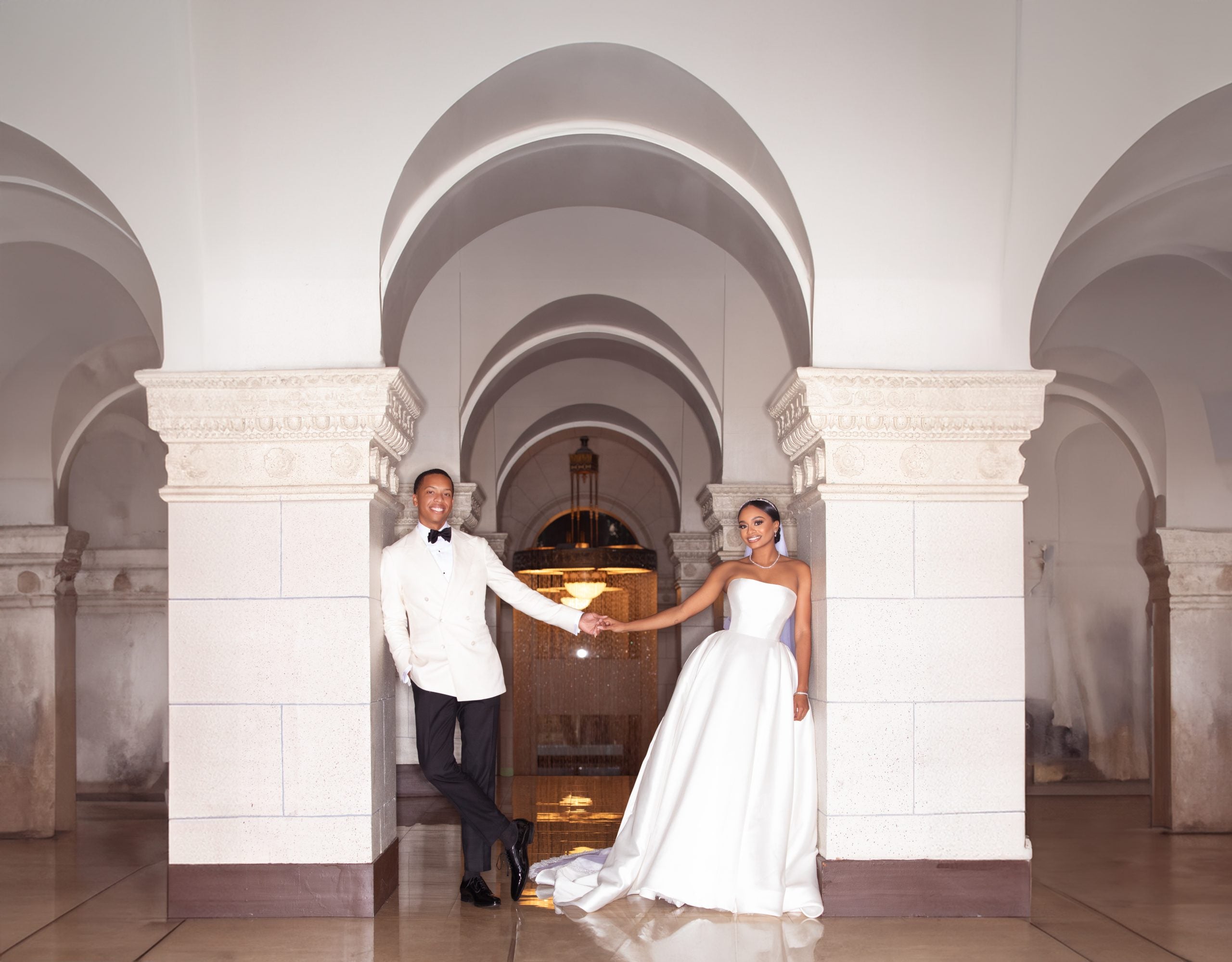 Bridal Bliss: Vanessa Bell Calloway's Daughter Ally Married Longtime Love Zach In A Star-Studded, 'Old Hollywood' Inspired Celebration